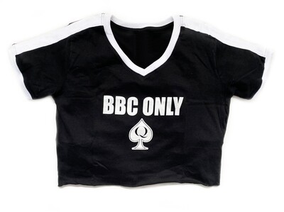BBC Only QoS Cropped V-Neck Ringer