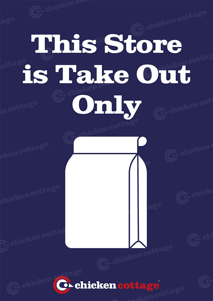 This Store is Take Out only Poster