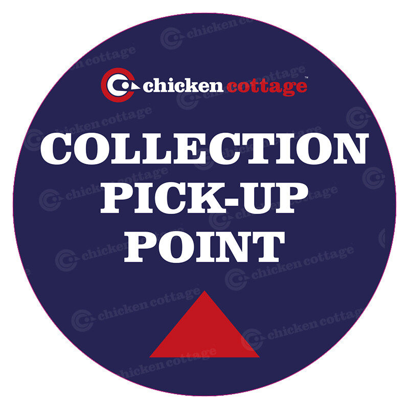 Collection Pick-up Point Floor Stickers