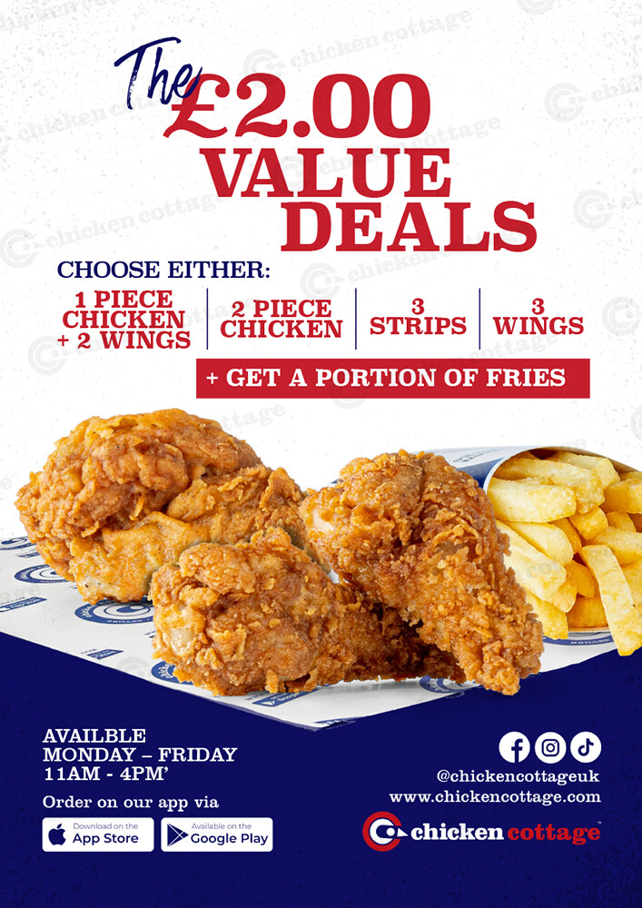 Afternoon Value Deals £2 Vinyl Sticker