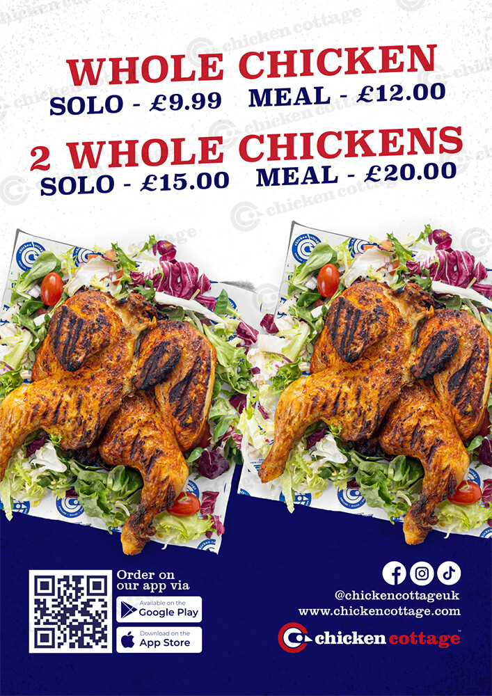 2 Half Chickens Poster