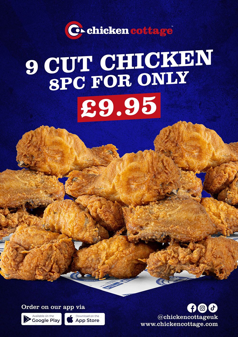 9 Cut Chicken Poster