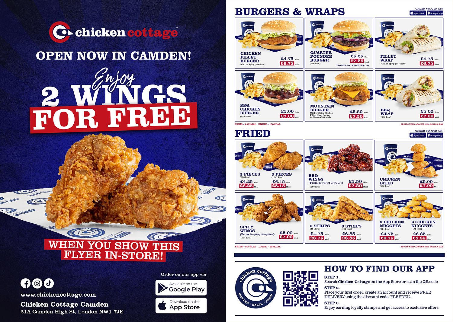 Camden 2 Wings Free Flyers