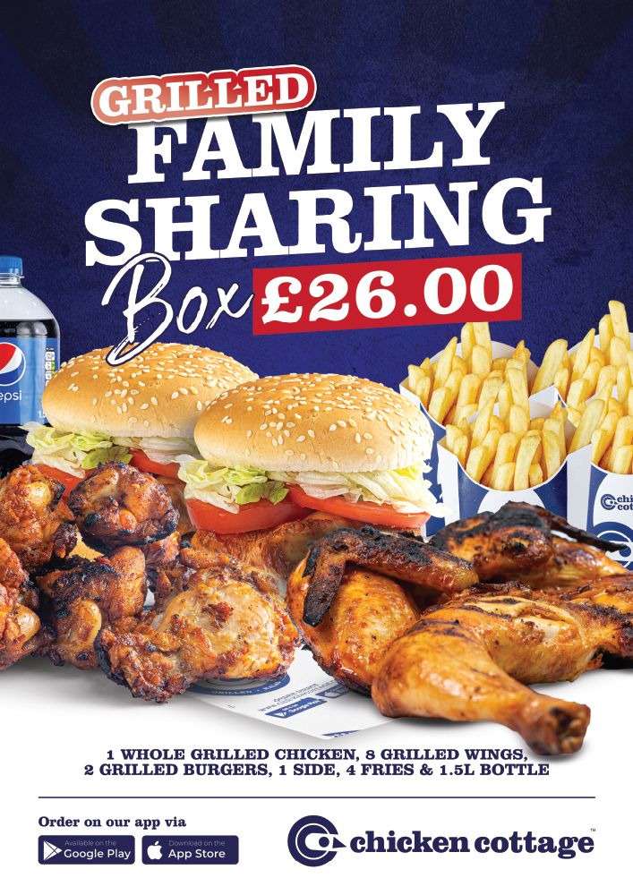 Grilled Family Sharing Box Vinyl Sticker