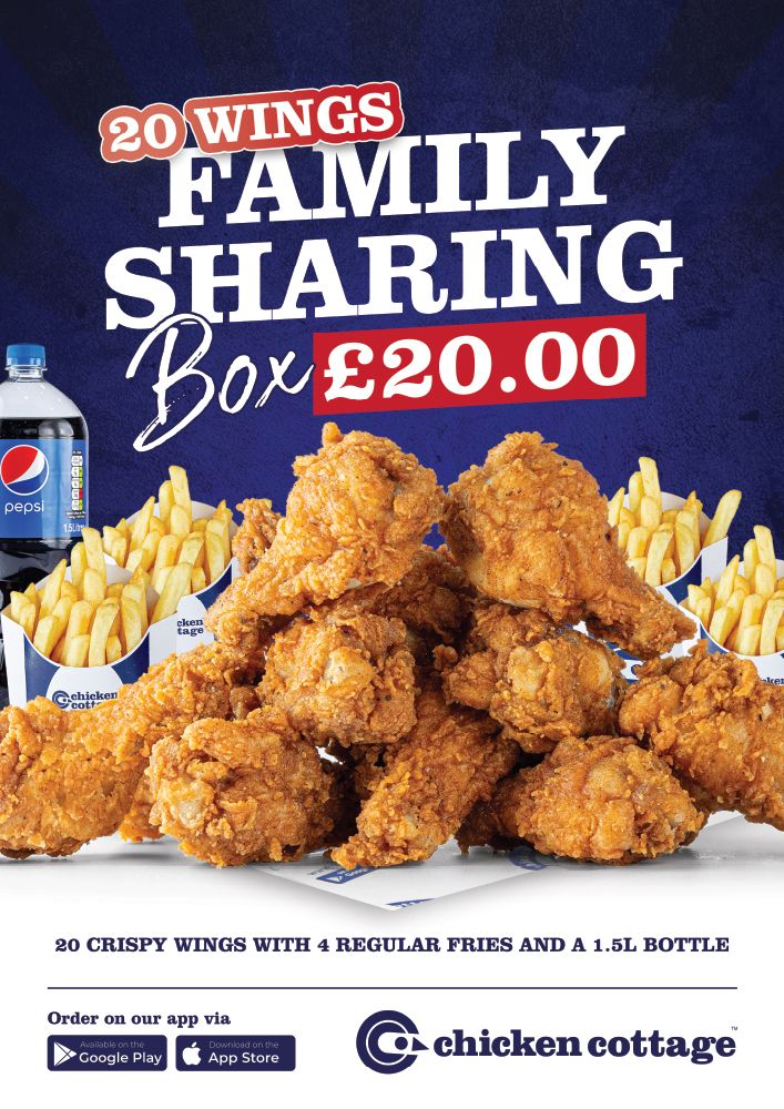 20 Wings Family Sharing Box Vinyl Sticker