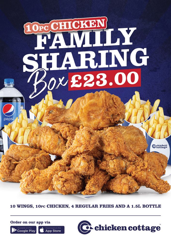 10 Piece Chicken Family Sharing Box Vinyl Sticker