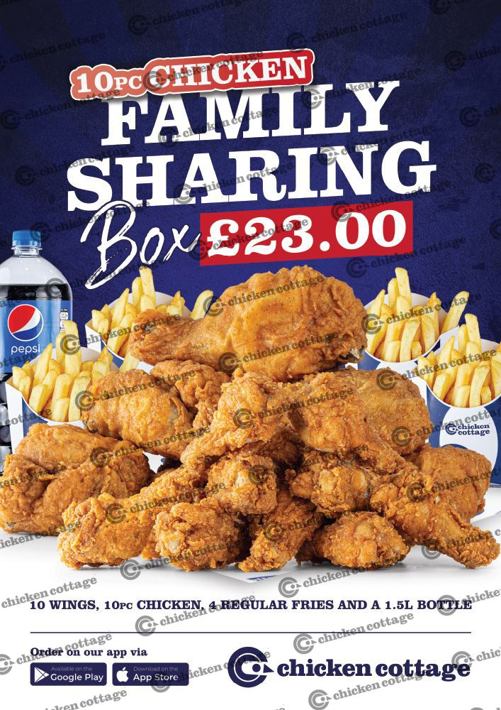 10 Piece Chicken Family Sharing Box Vinyl Sticker