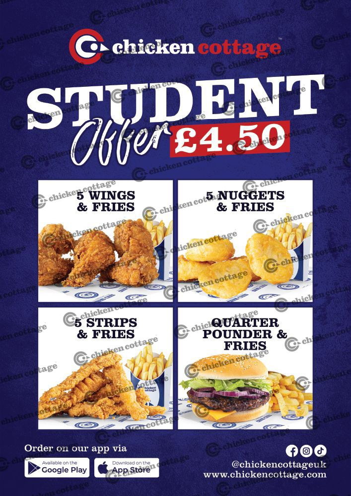 Student Offers £4.50 Vinyl Sticker