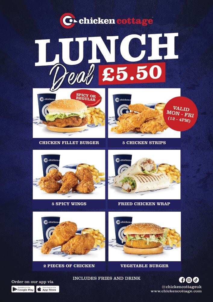 £5.50 Lunch Offer Vinyl Sticker