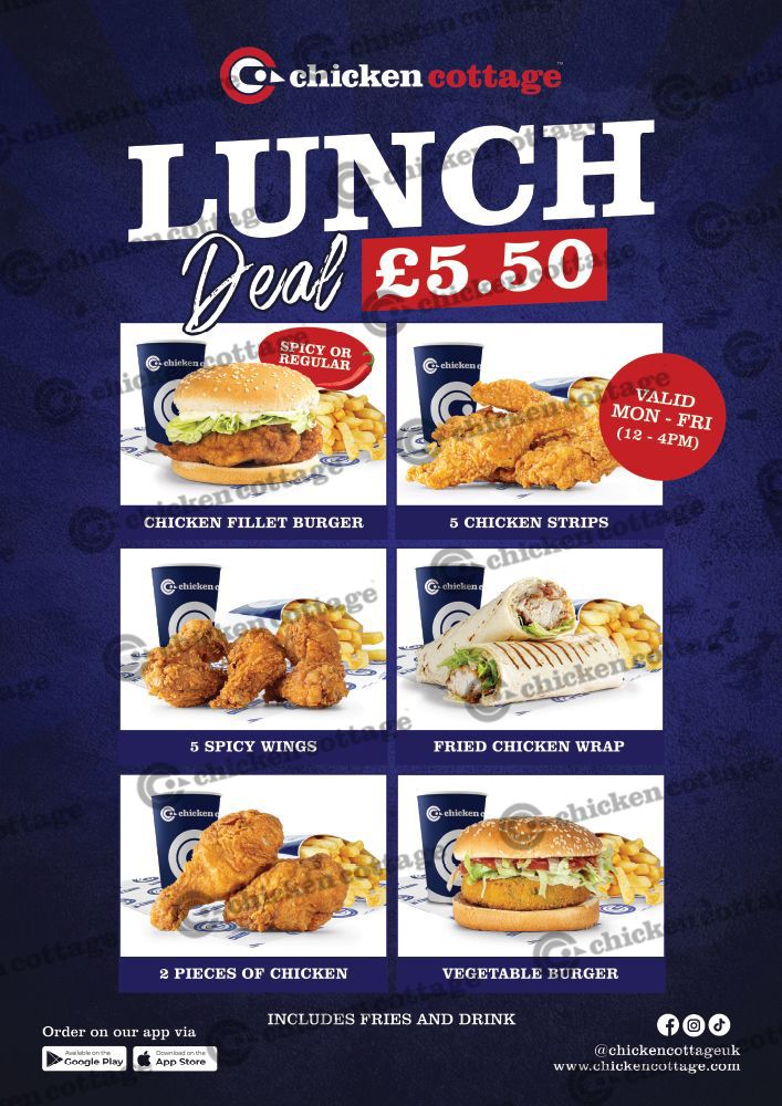 £5.50 Lunch Offer Vinyl Sticker