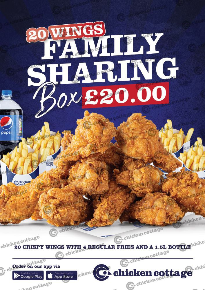 20 Wings Family Sharing Box Vinyl Sticker