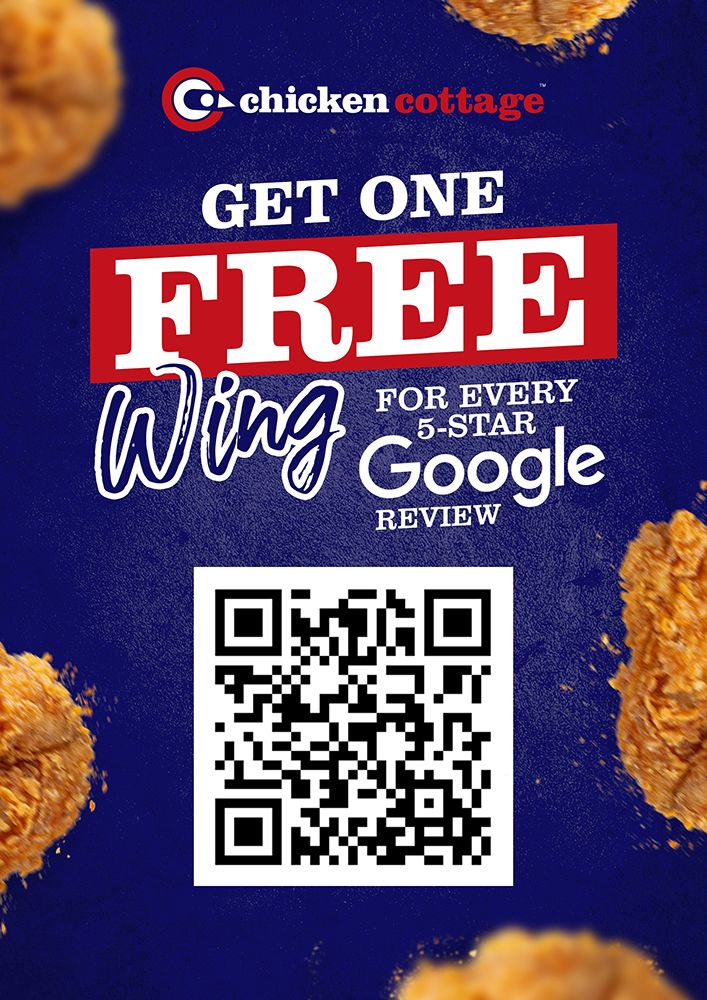 Get One Free Wing Vinyl Sticker