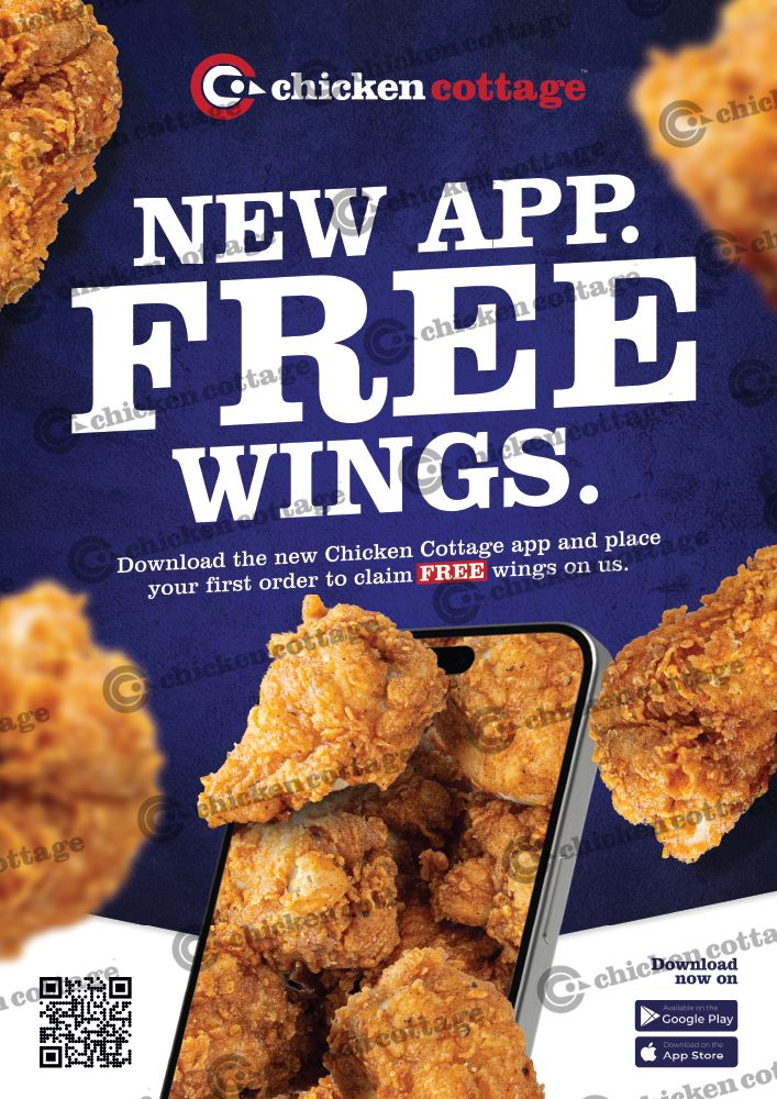 New App - Free Wings Vinyl Sticker