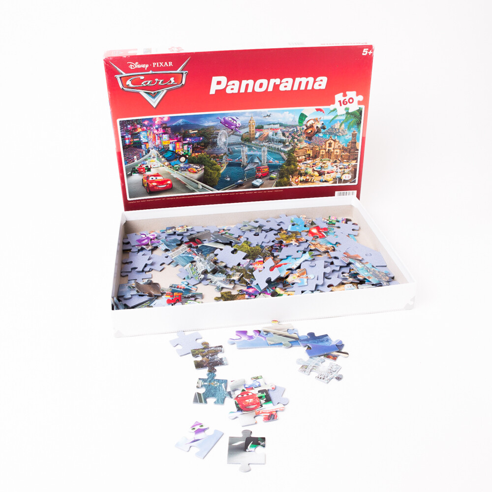 Puzzle Auta Panorama 160 dílků