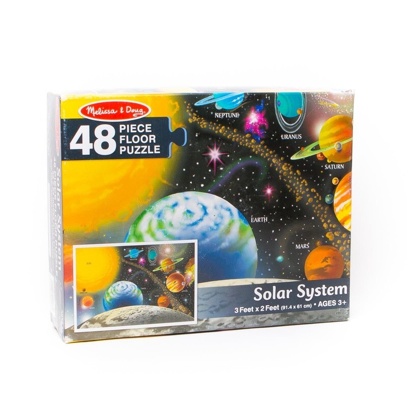 Melissa &amp; Doug podlahové puzzle Galaxie