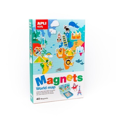 Apli edukační hra s magnety Mapa světa