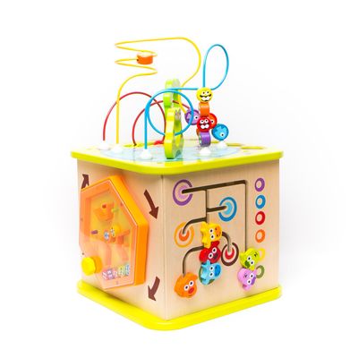 Hape motorická kostka s bludištěm