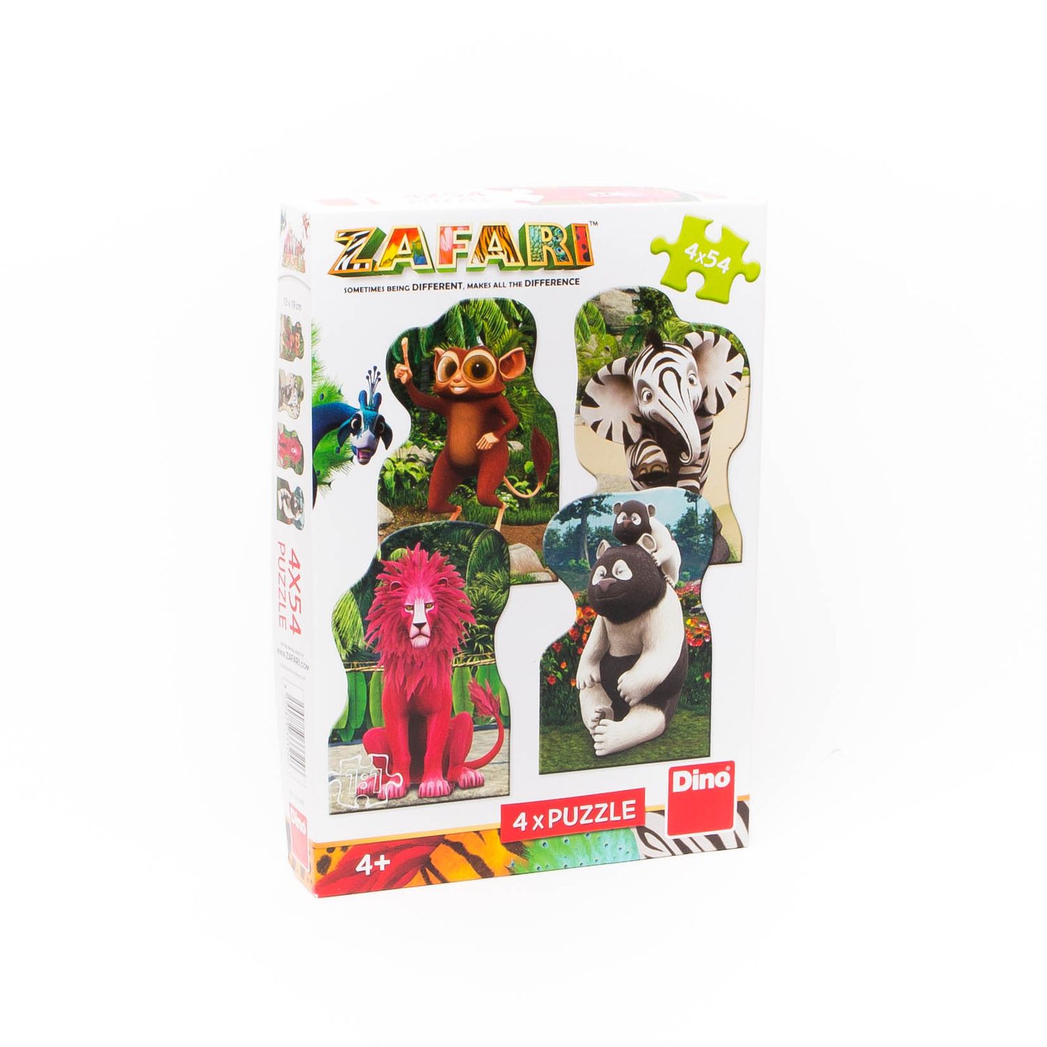 Zafari Zoomba a kamarádi puzzle 4x54 dílků