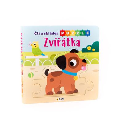 Čti a Skládej puzzle Zvířátka