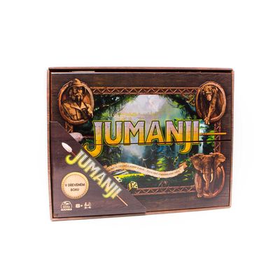 Jumanji hra v dřevěném boxu
