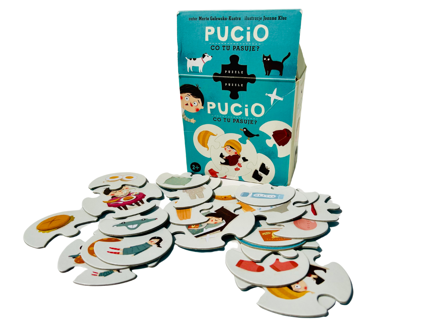 PUCIO – Co tu pasuje? | Dvojice puzzle pro nejmenší (2+)