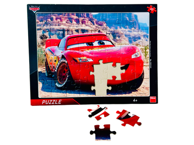 Puzzle Disney Cars – Blesk McQueen (Dino, 40 dílků)
