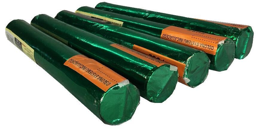 BENGALA DE FÚTBOL VERDE (PAQ. 5 UDS.)