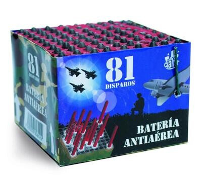 BATERÍA MISILES SILBATO Y TRUENO 81 D.