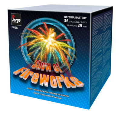 BATERÍA SHOW OF FIREWORKS A