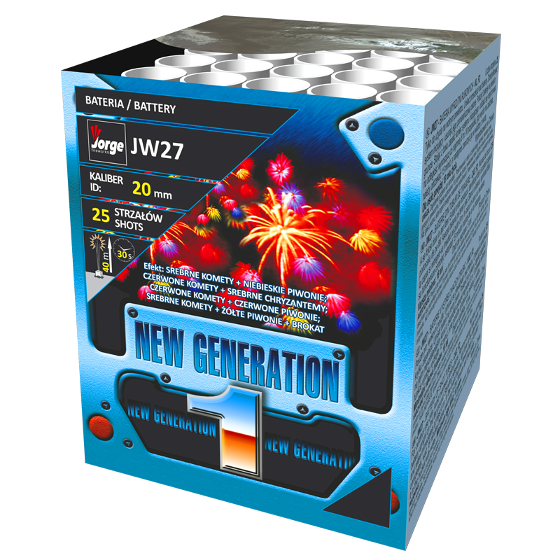 BATERÍA NEW GENERATION 25 DISPAROS