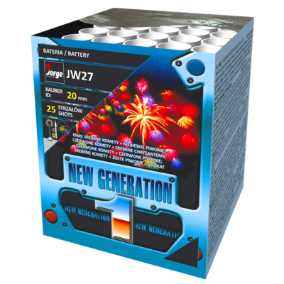 BATERÍA NEW GENERATION 25 DISPAROS