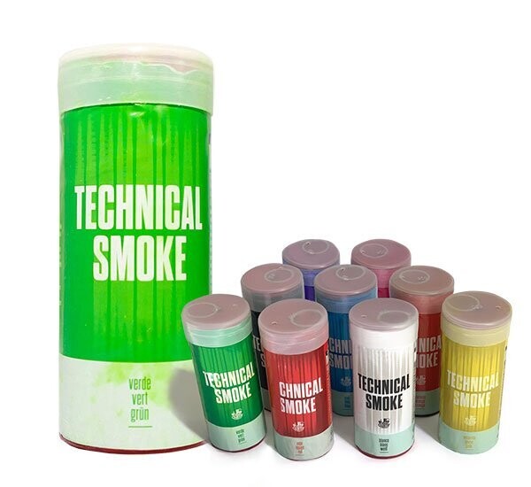 BOTE DE HUMO VERDE CON ANILLA