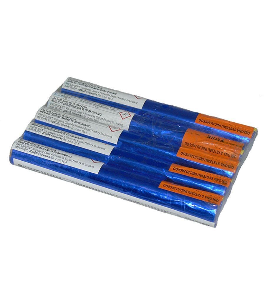 BENGALA DE FÚTBOL AZUL (PAQ. 5 UDS.)