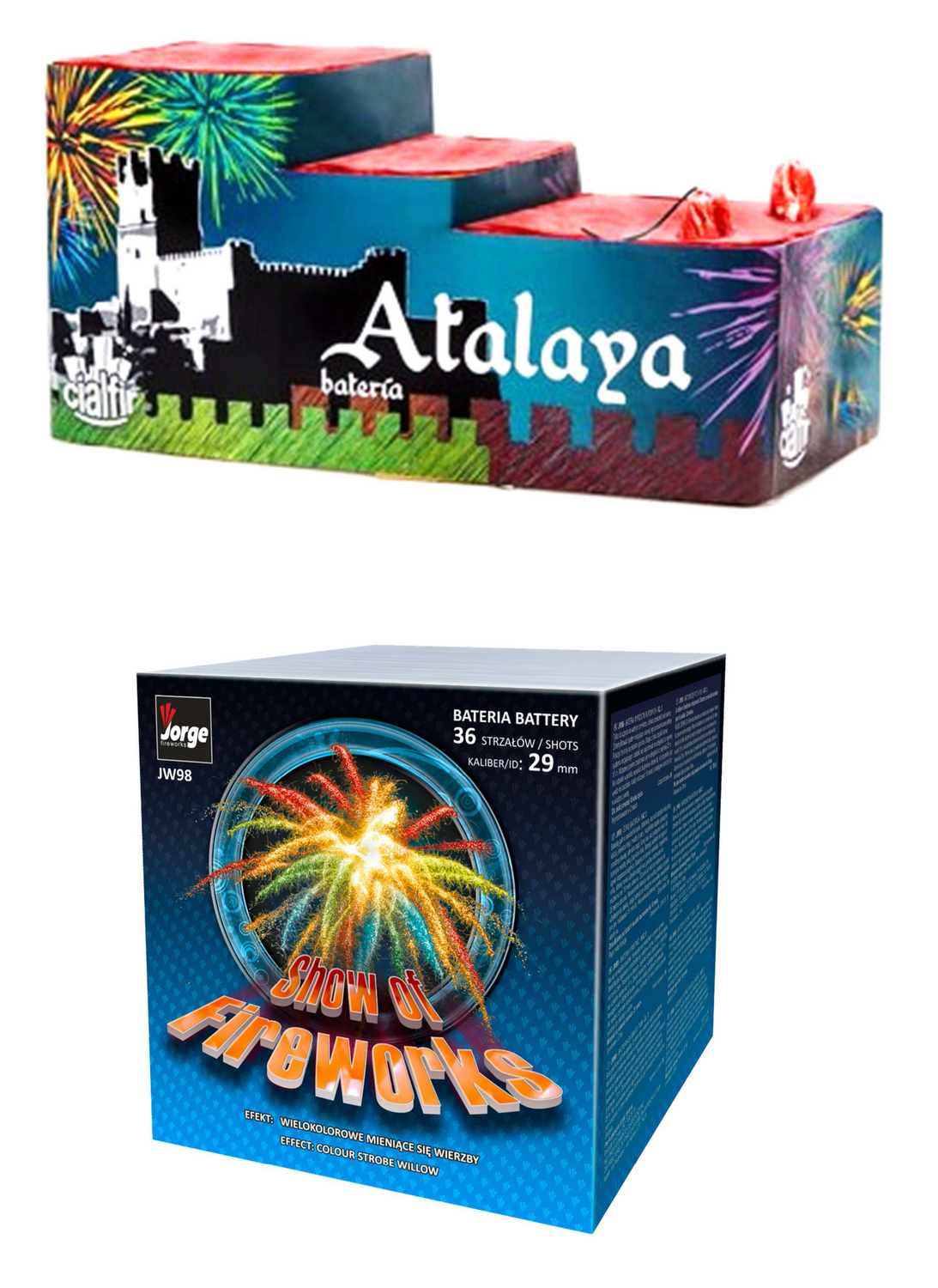 OFERTA MEGABATERÍAS ATALAYA-SHOW OF FIREWORKS S98