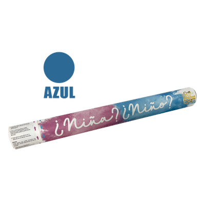 TUBO DE CONFETI Y POLVO HOLI AZUL TUBO DE CONFETI Y POLVO HOLI AZUL