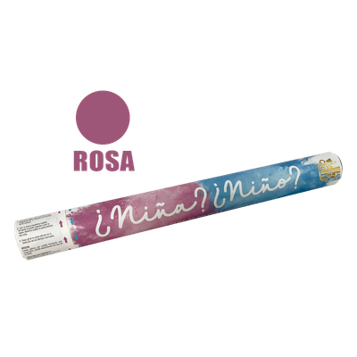 TUBO DE CONFETI Y POLVO HOLI ROSA TUBO DE CONFETI Y POLVO HOLI ROSA