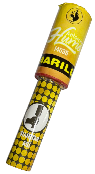 ANTORCHA DE HUMO GRAN INTENSIDAD AMARILLA