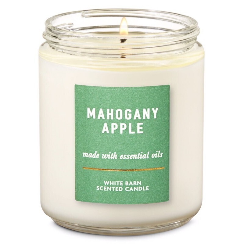 Mohagany Apple Single Wick Candle