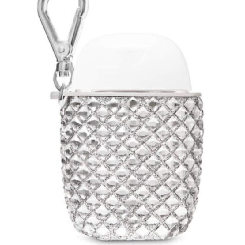 Silver Gems Hand Sanitizer Holder