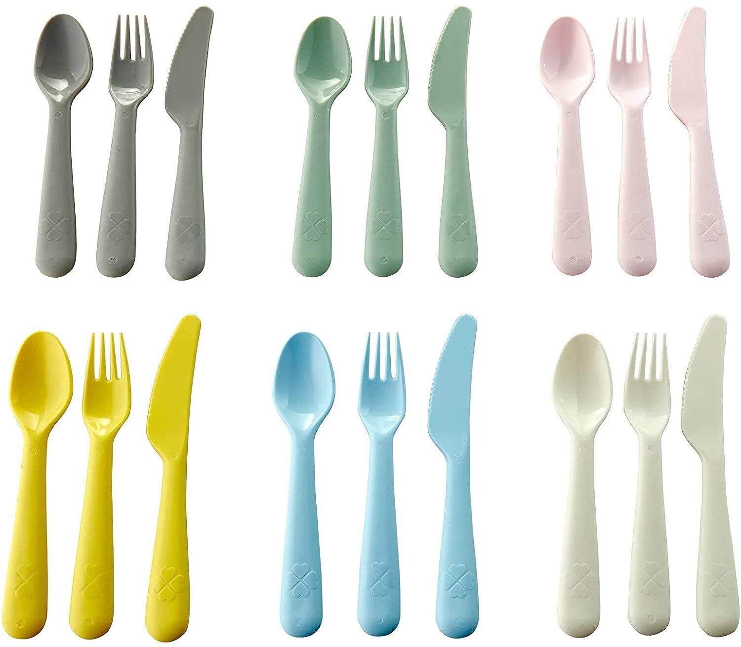 KALAS
18-piece cutlery set, mixed colours