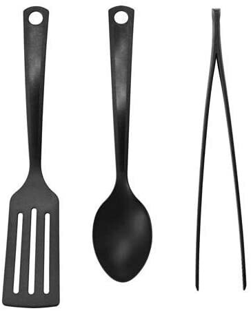 GNARP
3-piece kitchen utensil set, black