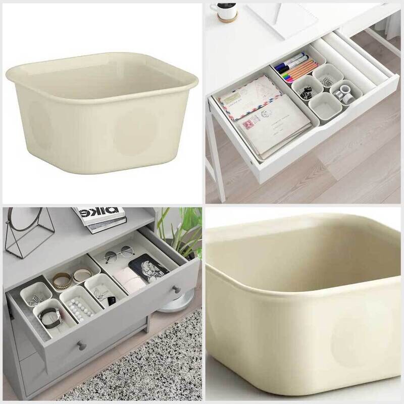 NOJIG
Organiser, plastic/beige10x10x5 cm