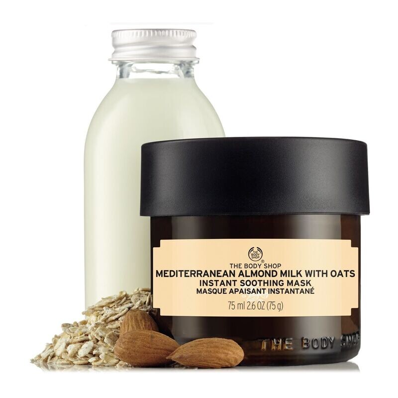Mediterranean Almond Milk with Oats Instant Soothing Mask
