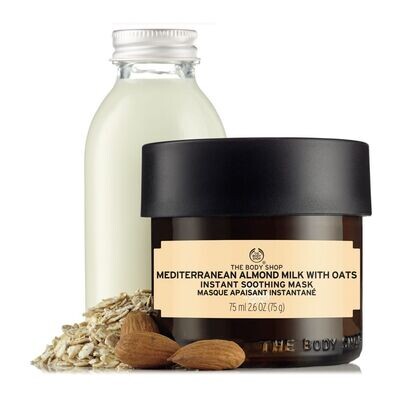 Mediterranean Almond Milk with Oats Instant Soothing Mask