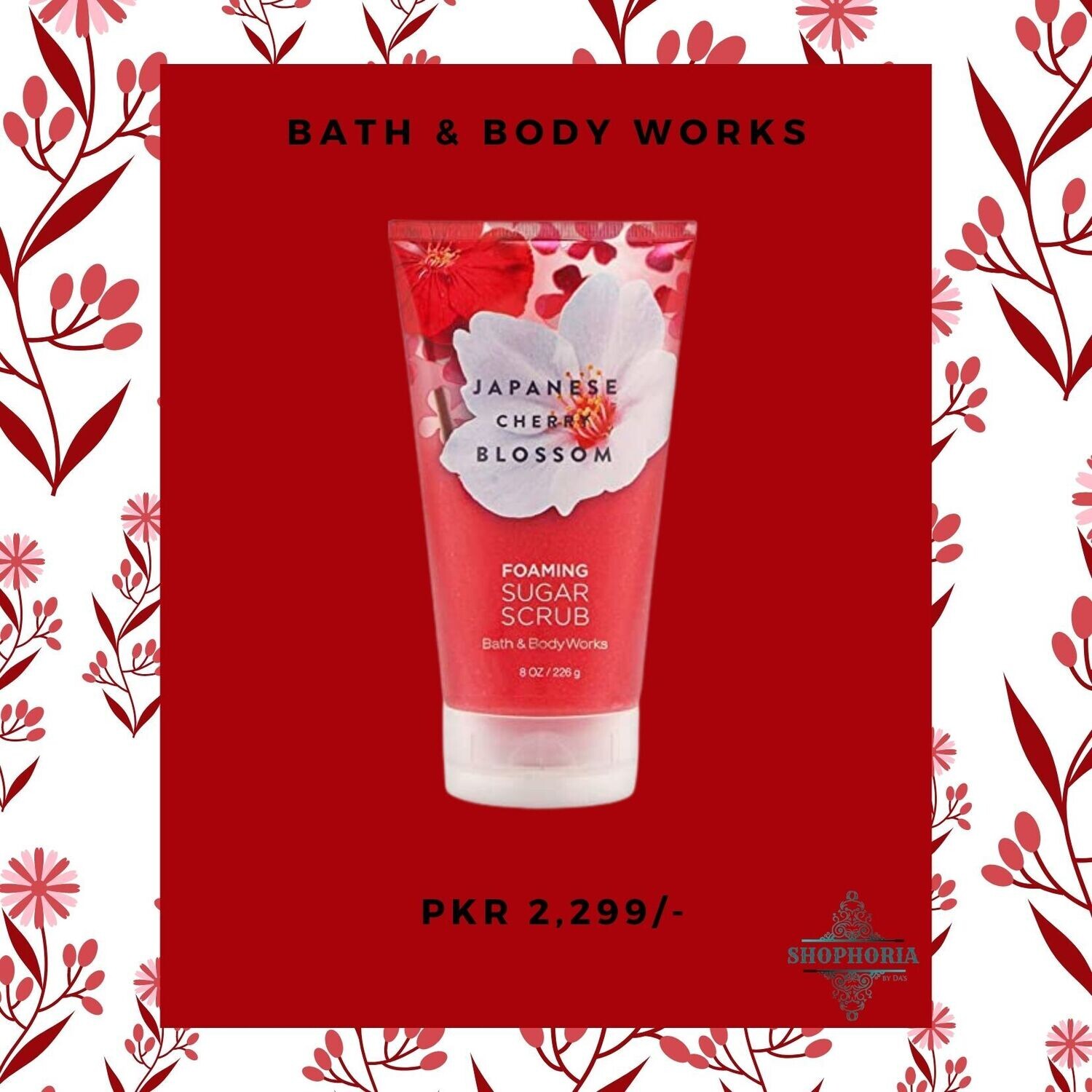 Japanese Chery blossom sugar scrub