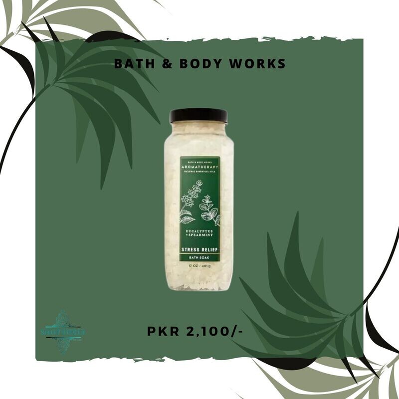 eucalyptus stress relief aromatherapy bath soak