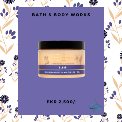 Chamomile bergamot Aromatherapy sugar scrub