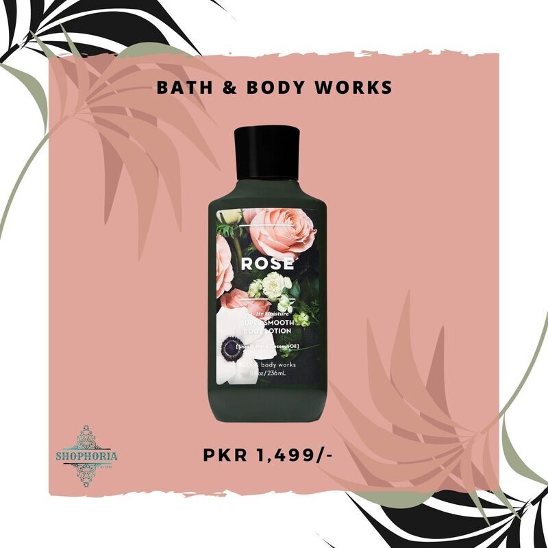 Rose body lotion