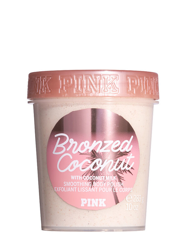 Bronzed coconut scrub