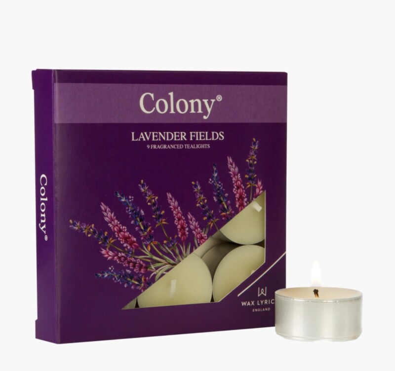 Wax Lyrical 9-Piece LavenderTealights Set - purple